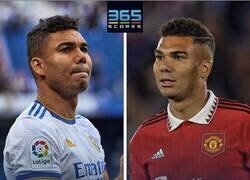 Enlace a Casemiro con roja directa otra vez, se nota que ya no está protegido.