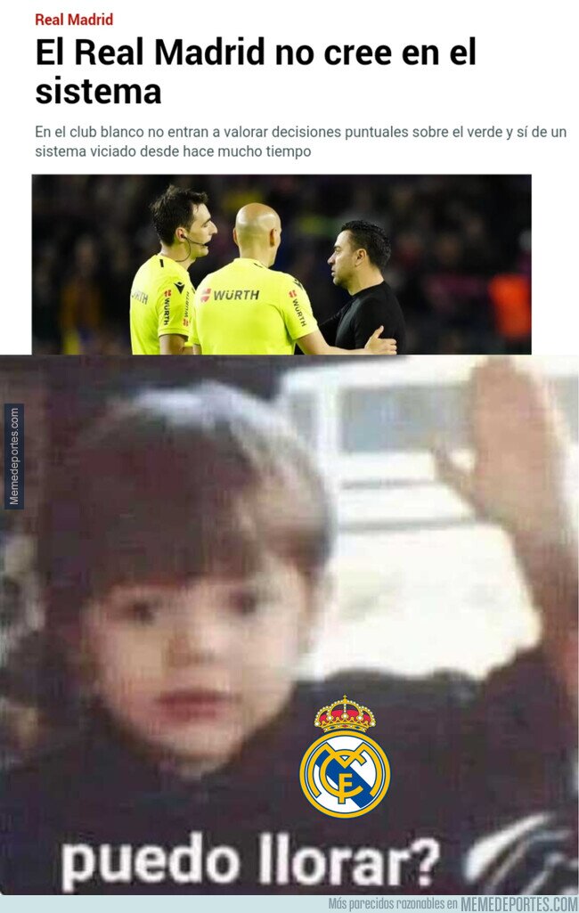 1184230 - El sistema del Madrid es llorar