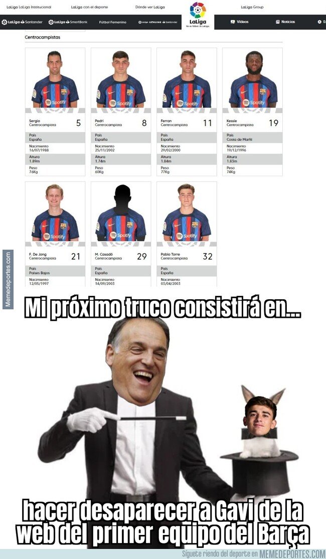 1184535 - Gavi vuelve a tener ficha juvenil