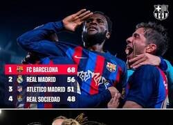 Enlace a El Barca domina ambas ligas