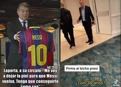 Enlace a No me imagino a Laporta contestando una cosa así