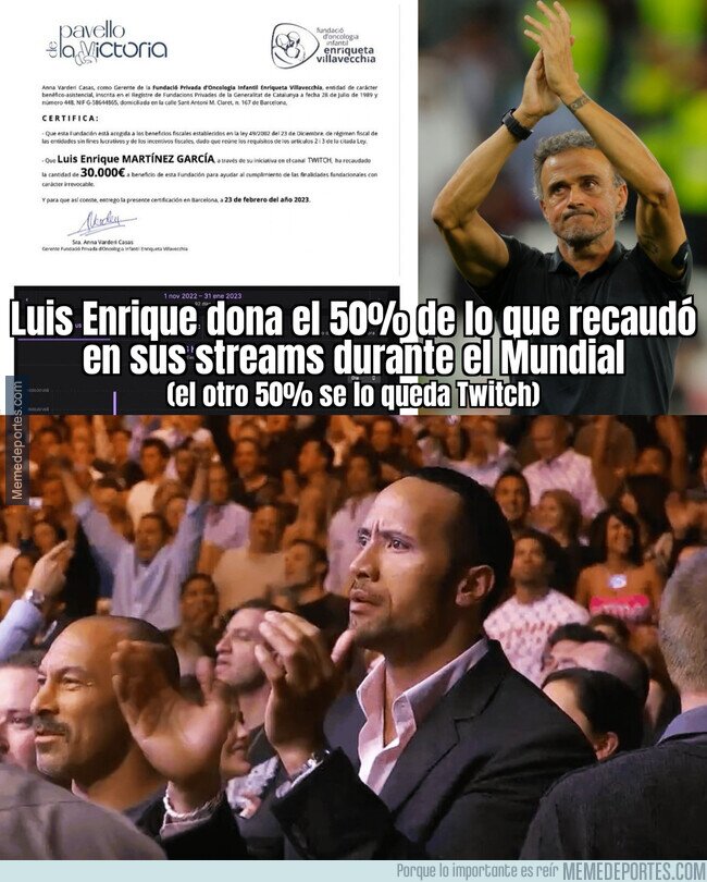 1184948 - Enorme Luis Enrique cumpliendo con su promesa