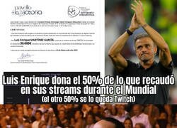 Enlace a Enorme Luis Enrique cumpliendo con su promesa