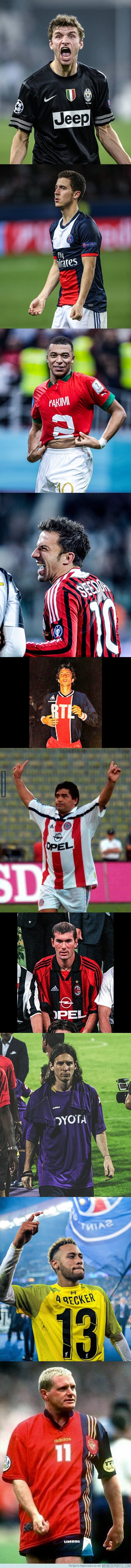 1184967 - Algunos jugadores en camisetas de equipos que no había visto antes