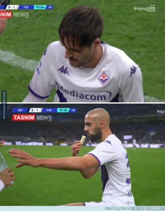 1185045 - Luca Ranieri fingió una lesión para que Amrabat pudiera culminar su ayuno de Ramadan.