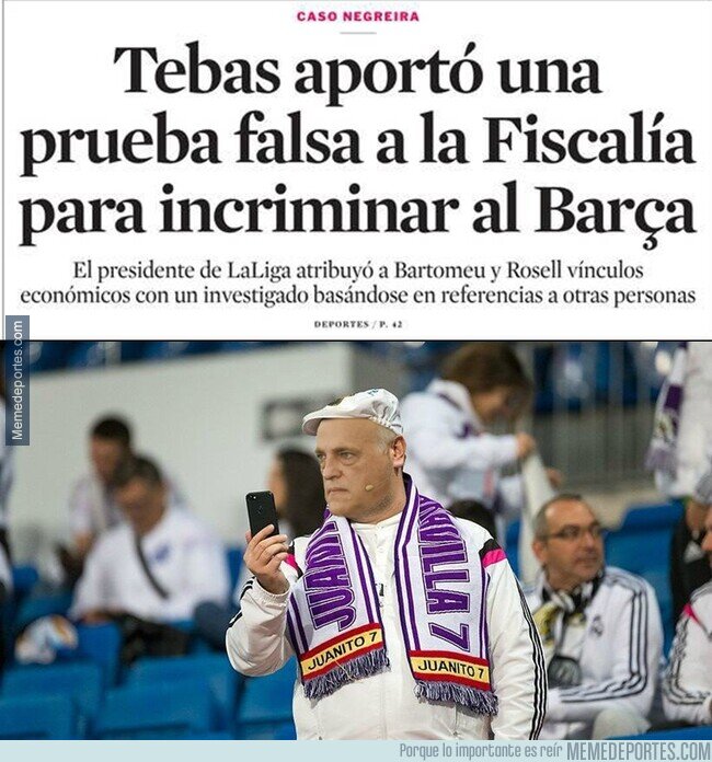 1185117 - La Liga esta siendo dirigida por un Ultra del Real Madrid y nadie se mosquea.