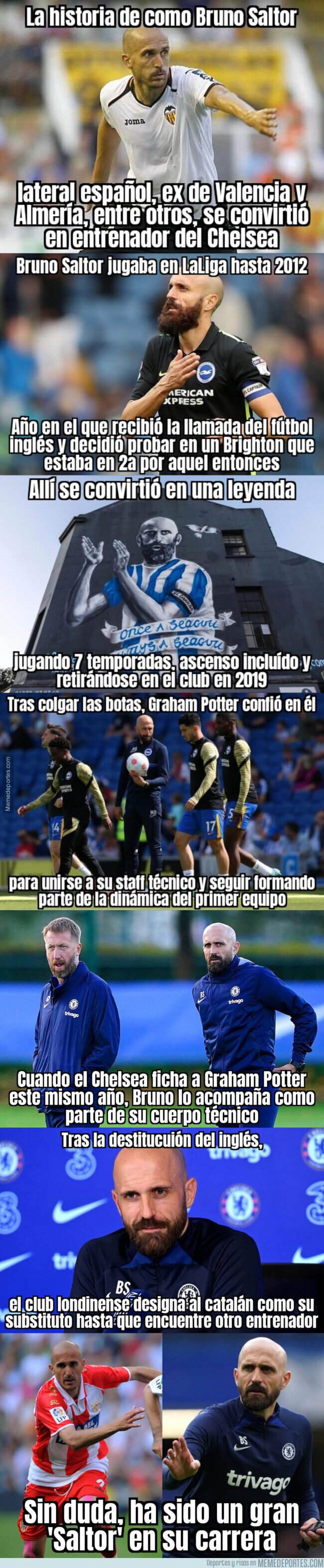 1185165 - Bruno Saltor, de lateral del Almería a entrenador del Chelsea
