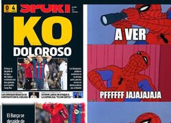 Enlace a Sport cree que el Barça sigue en Champions