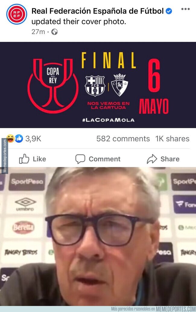 1185504 - La imagen que llegó a subir la Federación en sus redes