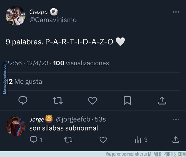 1185824 - Lapsus por el calor de la euforia.