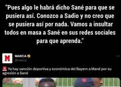 Enlace a Sané en España sería obviamente el villano