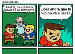 Enlace a No a la violencia pero...
