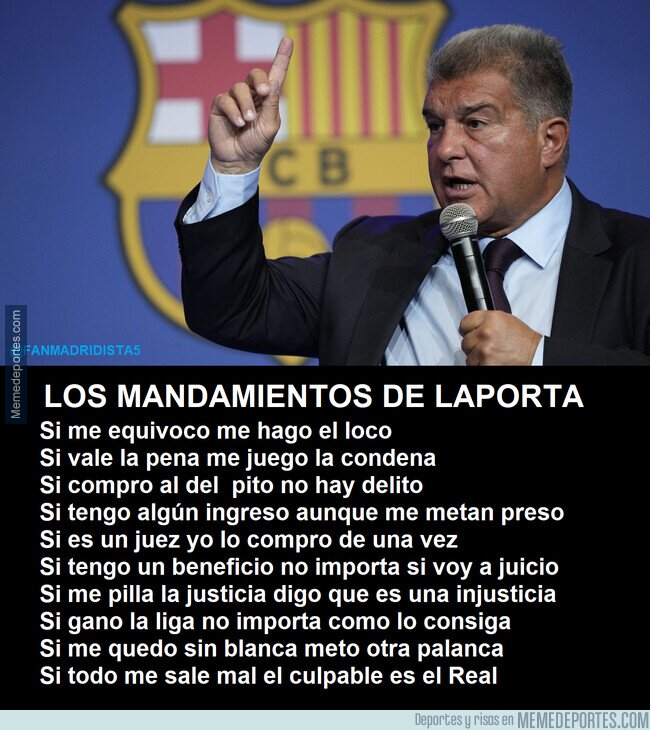 1186307 - Los 10 mandamientos de Laporta