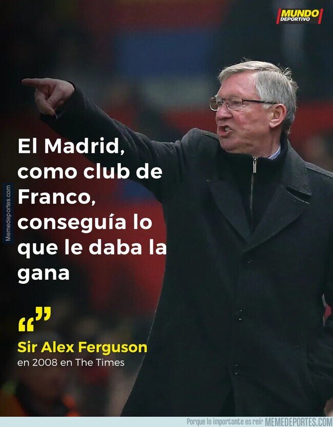 1186410 - Duras declaraciones de Alex Ferguson