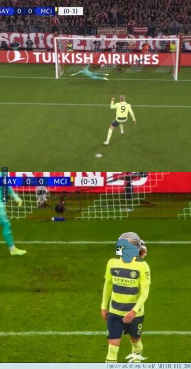 1186478 - Haaland después de fallar el penalti