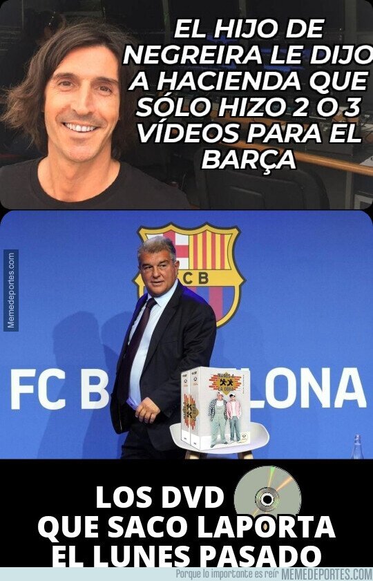 1186649 - Ya sabemos que contenían los 43 DVD de Laporta