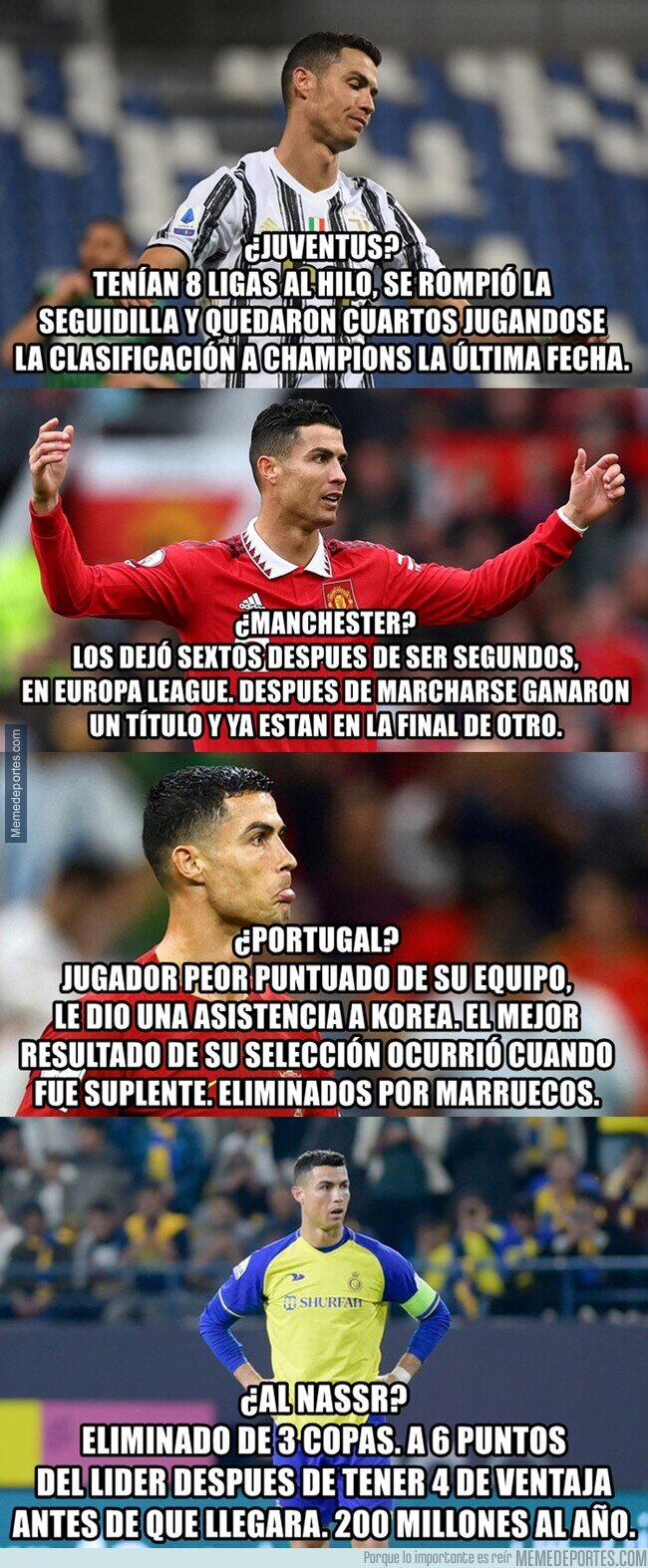 1186702 - Cristiano hace peor a sus equipos, ya NO es una opinión.