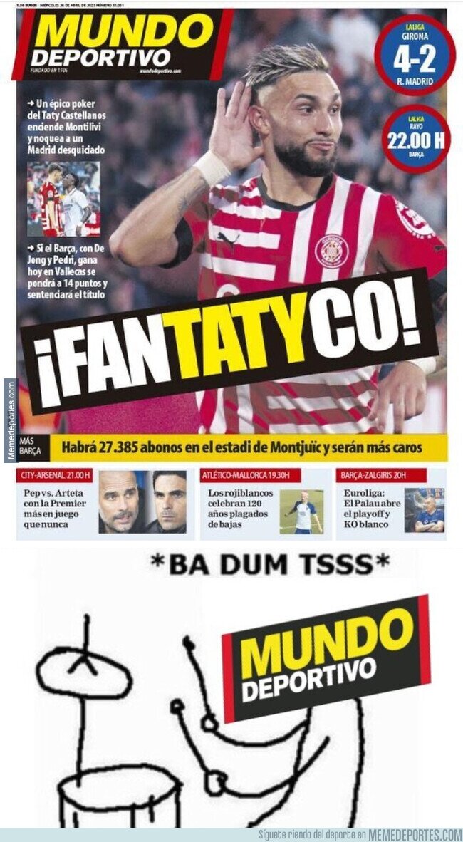 1186745 - La portada de Mundo Deportivo no tiene desperdicio