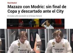 Enlace a Lo peor de que Modric se lesione
