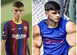 Enlace a La evolución de Pedri