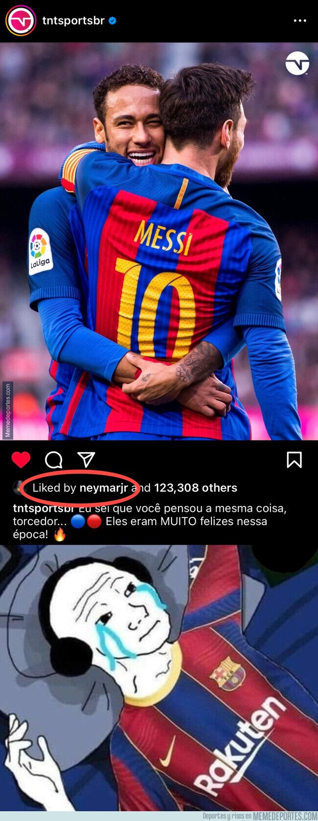 1187385 - La publicación a la que Neymar ha dado like