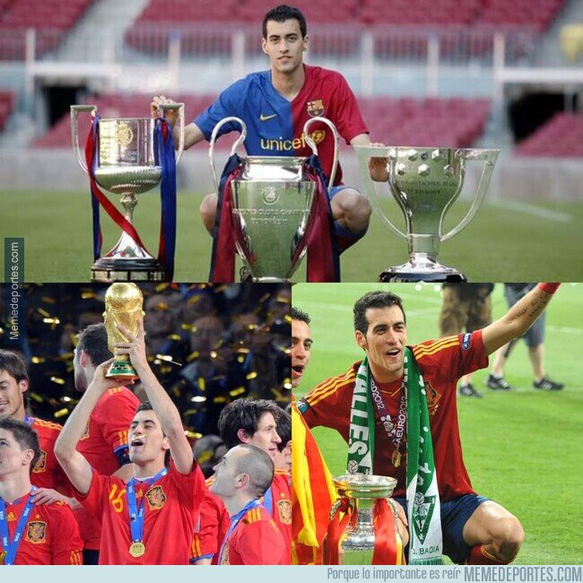 1187488 - Busquets con 23 años ya habia completado el Futbol, eterno infravalorado