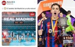 Enlace a El tweet que debió borrar el AS por contar un título que nunca ganó el Madrid.
