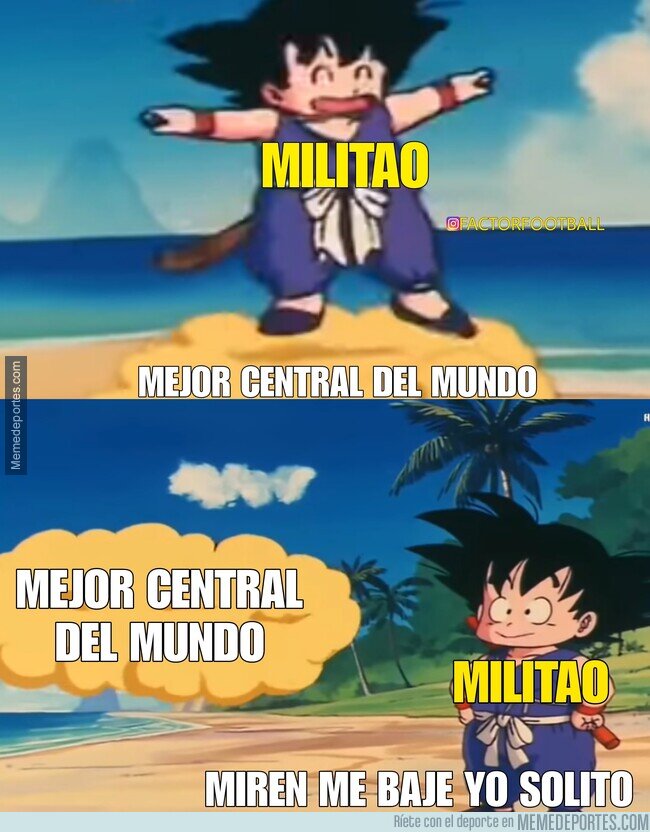 1187652 - Militao se bajó solito de esa nube