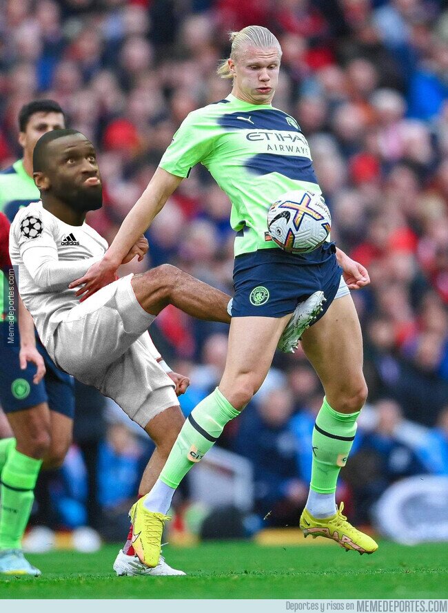 1187770 - Rudiger secó a Haaland