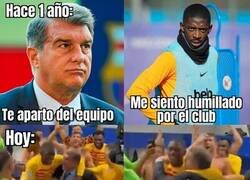 Enlace a La relación entre Laporta y Dembélé