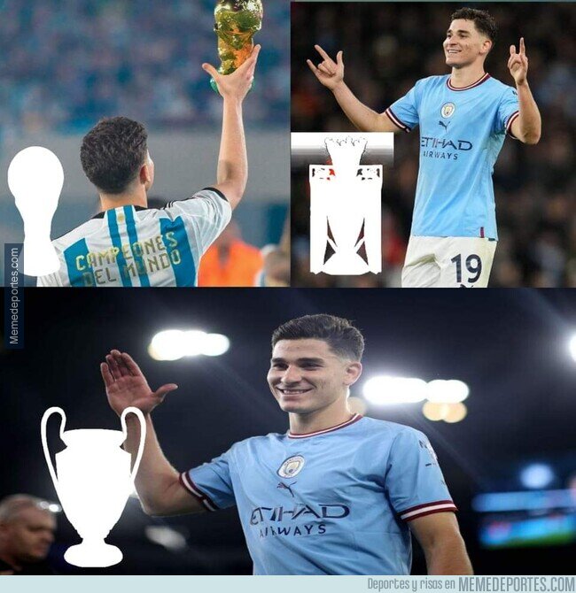 1188249 - El que puede ser el primer jugador de la historia en ganar Premier, Mundial y Champions en una misma temporada marcando en todas ellas