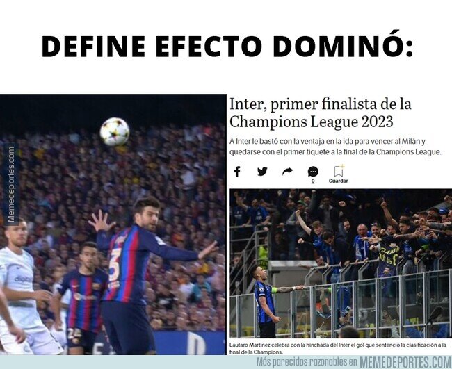 1188322 - Si inter sale campeón, Piqué merece medalla