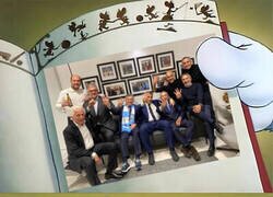 Enlace a El Pep saca la manita con los 4 junto a los suyos