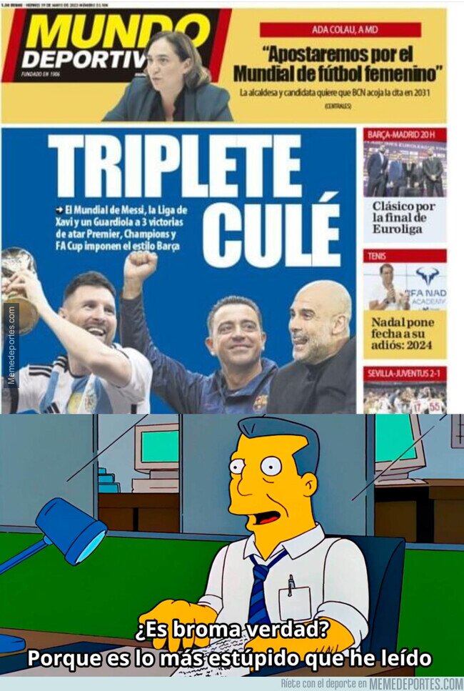 1188667 - ¿Sabías que este año el Barça ganó el triplete?