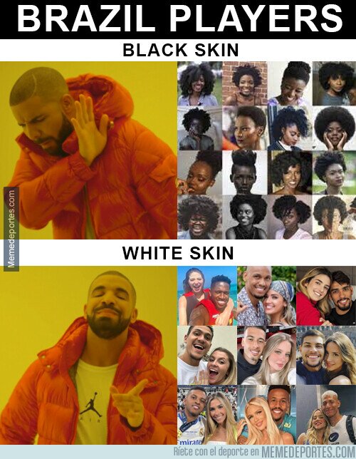 1188926 - Jugadores brasileños contra el racismo