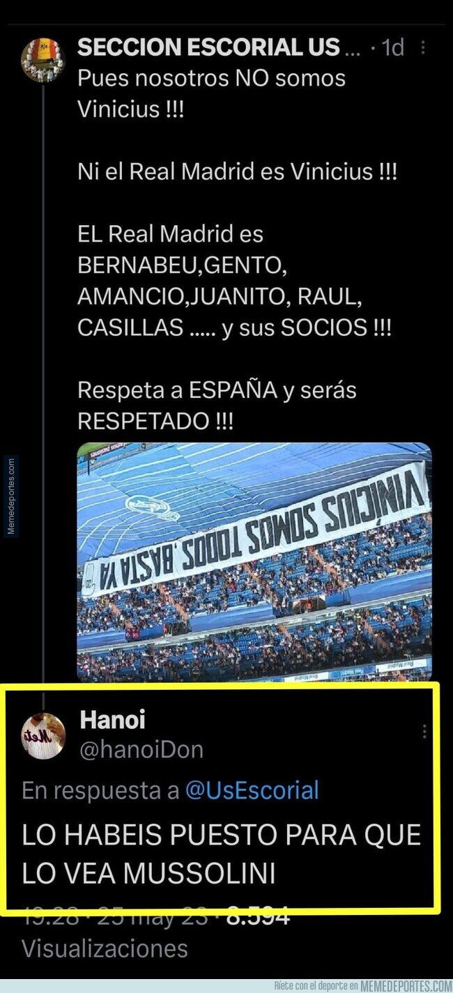 1189101 - La contestacion que deja por los suelos a los Ultras Sur en Twitter