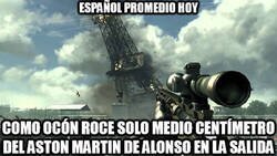 Enlace a Con Ocon saliendo detrás de Alonso nunca se sabe
