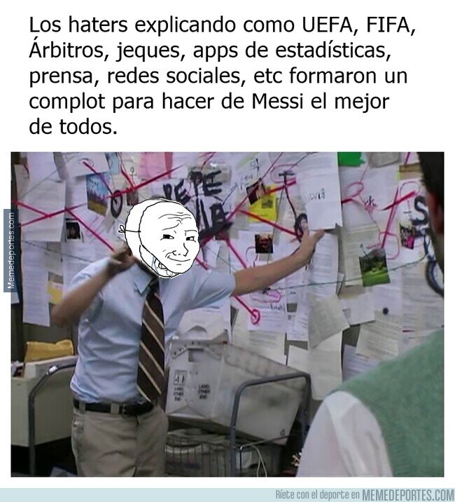 1189209 - Perdieron el debate en el fútbol, se unieron al de la conspiración.