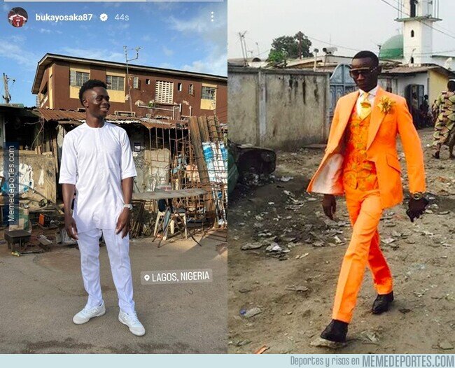1189533 - Saka regresando a sus humildes orígenes en Nigeria