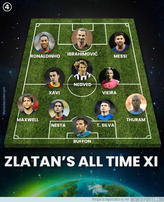 1189860 - El 11 ideal de la carrera de Zlatan