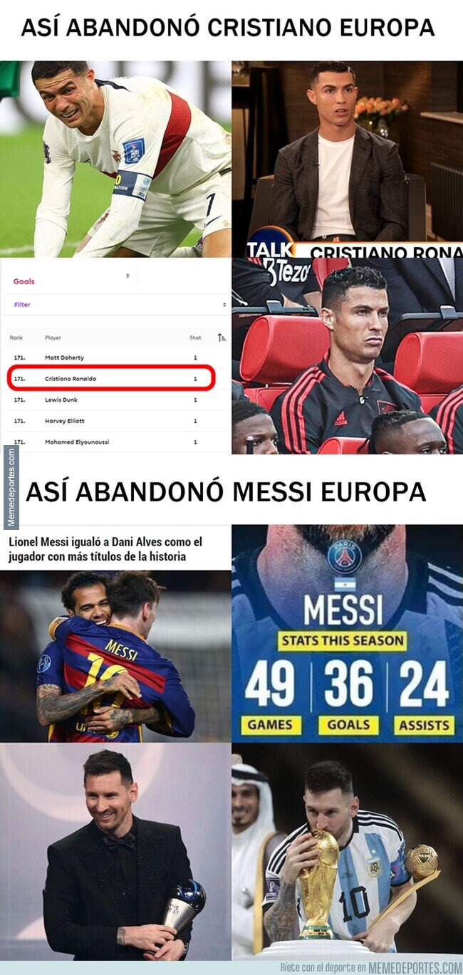 1189910 - Pondría títulos de Cristiano, pero tiene dos años sin ver una medalla