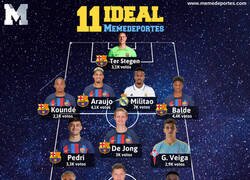 Enlace a El 11 Ideal Memedeportes de LaLiga 2022-23