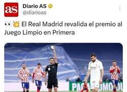 Enlace a Premio al Juego Limpio para el Madrid