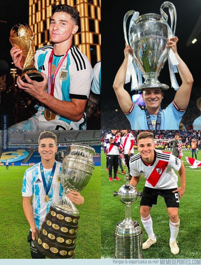 1190284 - Julián Álvarez a los 23 años ya lo ha ganado todo