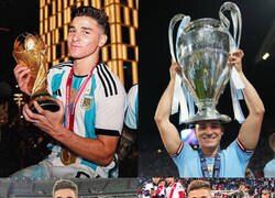 Enlace a Julián Álvarez a los 23 años ya lo ha ganado todo