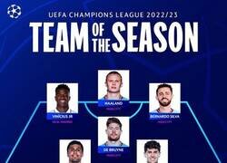 Enlace a El 11 ideal de esta temporada en la Champions