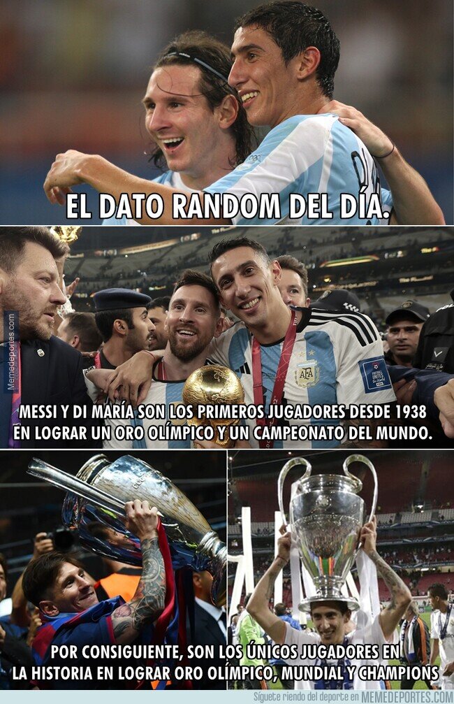 1190454 - El exclusivo olimpo donde están Messi y Di María