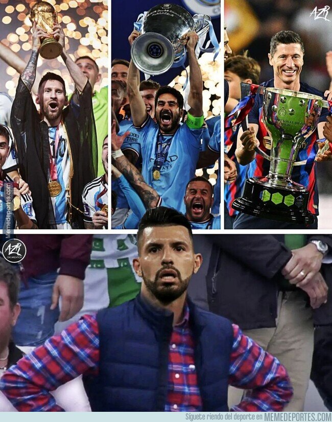 1190482 - Los equipos del Kun después de su retiro