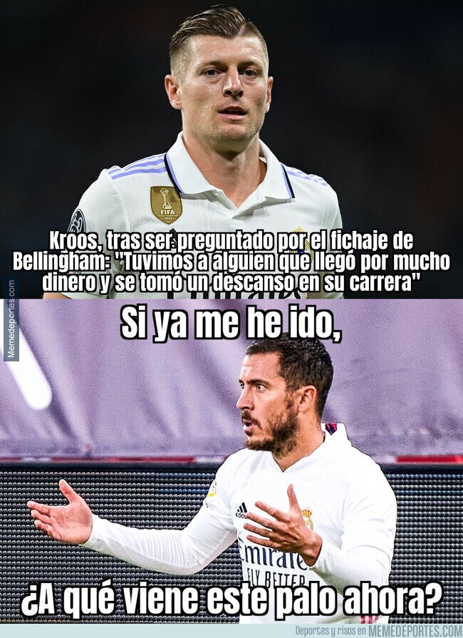 1190589 - El palito de Kroos a Hazard tras su marcha