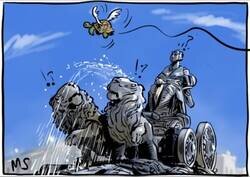 Enlace a Sobrevolando el ambiente blanco